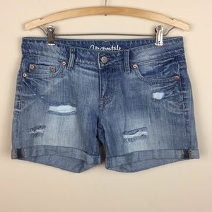 Aeropostale - Distressed Boyfriend Jean Shorts